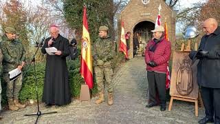 3 EMPEL NL 2023  Presentación y alocución del Arzobispo Castrense neerlandés en Capilla de Empel [upl. by Htieh]