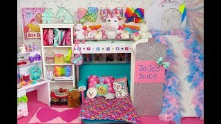 Doll Rainbow Bunk Bed Slide its JoJo Siwa  New Bedroom Epic Room Tour [upl. by Salangi]