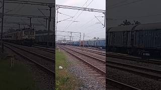 Mega Offlink Ghaziabad WAP7 37240 with Bhubaneswar Tirupati SuperFast Express departs Srikakulam [upl. by Webber]