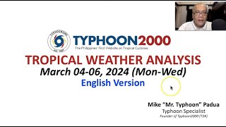 Mar 0406 2024 Update Easterlies Returns but Another Surge of NE Monsoon Expected This Weekend [upl. by Irolam]