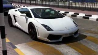 Lamborghini Gallardo LP5604 FULL THROTTLE acceleration in Dubai [upl. by Samaj233]