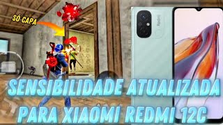 SAIU MELHOR SENSIBILIDADE E DPI PARA XIAOMI REDMI 12C ATUALIZADA FREE FIRE 2024 [upl. by Atnom]