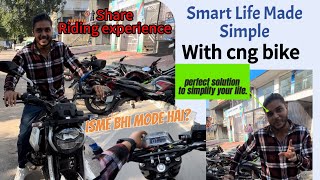 Bajaj cng bike top speed  cng bike ride review  freedom 125 cng average teamagv cng buy [upl. by Strade]