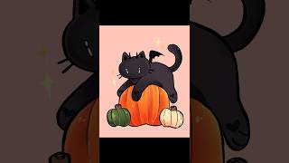 Drawing Spooky on Procreate 🎃🌱✨artshorts procreate digitalart [upl. by Oreves]