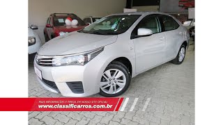 Toyota Corolla GLi 18 Flex Automático 2016 [upl. by Urbanus]