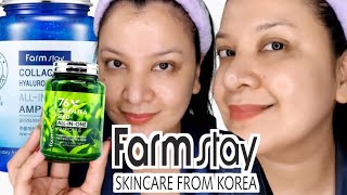 FARMSTAY ALL IN ONE AMPOULE  HOW TO USE  SKINCARE FOR ALL SKIN Type farmstayofficial [upl. by Leeda]