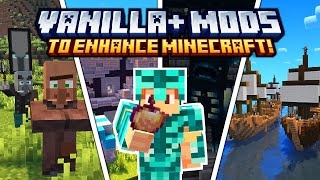 20 Mods To Enhance Vanilla Minecraft That I Cant Live Without [upl. by Vahe101]