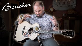 This NEW Body Shape Is Incredible Boucher SG51M  Acoustic Guitar Review [upl. by Damek]