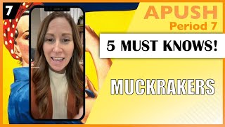 5 Must Know Muckrakers [upl. by Euqinomad]