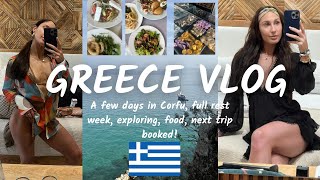 A WEEK IN CORFU GREECE Mythos Palace Hotel Greek Food Rest Week [upl. by Haisoj457]