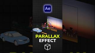 Parallax Effect After Effects parallax parallaxeffect tutorial aftereffects [upl. by Henricks]