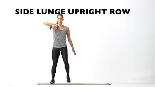 SIDE LUNGE UPRIGHT ROW [upl. by Dalpe88]