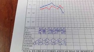 COMO LLENAR PASO A PASO LA HOJA DE TEMPERATURA signos vitales [upl. by Kcirtap]