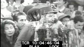 Fidel Castro makes speech Film 91112 [upl. by Slavin]