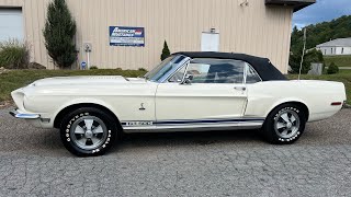 1968 Shelby GT500 Convertible 2692 For Sale [upl. by Nawyt72]