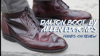 Allen Edmonds Dalton Boot in Shell Cordovan Review  OFF TOPIC [upl. by Phi]