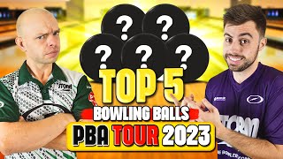 Top 5 Bowling Balls Thrown On The 2023 PBA Tour [upl. by Farlie]