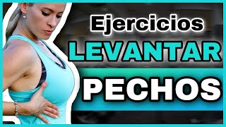 EJERCICIOS PARA LEVANTAR LOS PECHOS  Levantar y Tonificar Busto  NatyGlossGym [upl. by Aiekram]