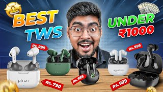 Top 5 Best TWS Earbuds Under ₹1000 [upl. by Goto331]