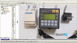 Encoder incremental con PLC Unitronics Vision 120  Conectar y configurar [upl. by Kelwunn]