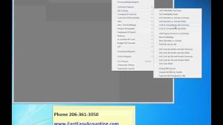 QuickBooks Contractor Edition From Inside QuickBooks Accountant Edition By Fast Easy Accounting [upl. by Irish]