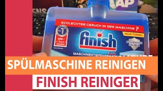 Spülmaschine reinigen Geschirrspüler mit Finish Maschinentiefenreiniger sauber machen [upl. by Donald]