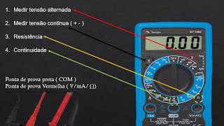 Multímetro minipa ET1002  Funções básicas [upl. by Adriell]