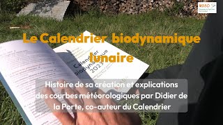 Calendrier biodynamique  historique et explications courbes météo  MABD [upl. by Ohcirej]