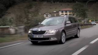 Skoda Superb Combi roadtest [upl. by Orvan388]