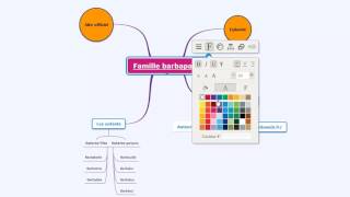 Comment habiller une carte mentale avec Mindomo [upl. by Lim]