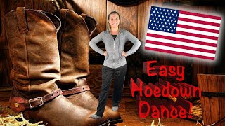 EASY Country Western Hoedown Dance for Kids [upl. by Eidok]