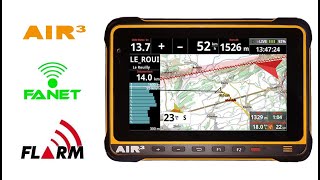 Air3 73  XC Track PRO  VarioGPS and Maps in FLIGHT INSTRUMENT [upl. by Reiniar]