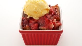 Easy Strawberry Cobbler Recipe [upl. by Enitsuga]