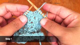 How to Knit the Pass Slipped Stitch Over Decrease PSSO [upl. by Jos482]