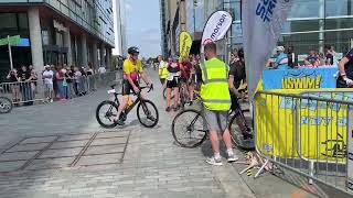 Morson Salford Triathlon 28th July 2024  Salford Quays and Media City host this thrilling spectacle [upl. by Raf706]