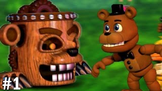 Freddy Plays FNAF World 1  CHIP OFF THE OLD BLOCK [upl. by Cianca]