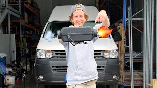 Autoterm Air 2D Standheizung in VW T5 DIY Campervan einbauen jetzt wirds heiß 🔥 [upl. by Anileh]