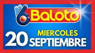 Resultados del BALOTO REVANCHA del MIERCOLES 20 de septiembre de 2023 [upl. by Neri515]