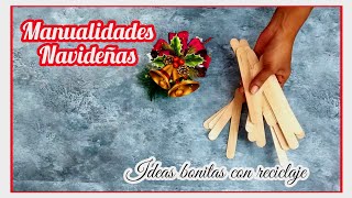 Manualidades Navideñas2 Ideas bonitas y fáciles con reciclaje🌲 [upl. by Kotz]