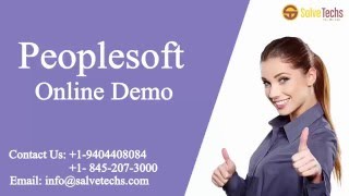 PeopleSoftfinance Introduction  Peoplesoft Training  Demo Video  Online Training [upl. by Lithea]