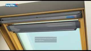 Roof Window Blinds Installation Fitting Guide [upl. by Tingey]