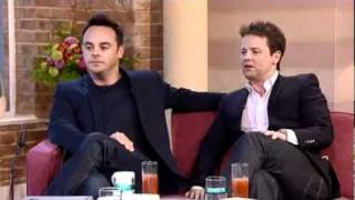 Ant amp Dec interview on This Morning discussing quotRed Or Blackquot 4th May 2011 [upl. by Ayidah]