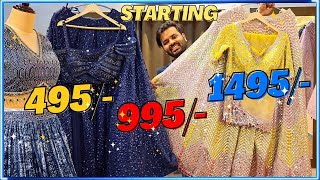 1 पीस भी मिलेगा😍DURGA CLOTHING 1DAY lehenga sale chandni chowk meesho sarojininagar HAUL 2023 [upl. by Slein]