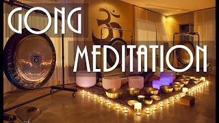 GONG Meditation NADA YOGA 1 hour Soundtherapy  Гонг медитация Нада Йога звуковая терапия [upl. by Sculley]