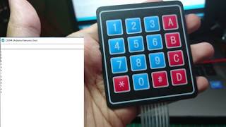 Keypad 4x4 With I2C Interface PCF8574 Arduino ESP8266 [upl. by Annaerdna]