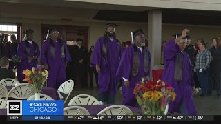 Stateville prison inmates receive diplomas from Northwestern University [upl. by Alemat618]