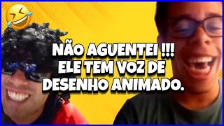 NÃO AGUENTEI ELE TEM VOZ DE DESENHO ANIMADO resenha reelstiktok [upl. by Flanna601]