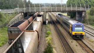 Coal amp Passenger Train At Sandgate Train Station On The 10th Of November 2021 At 950am [upl. by Ximenez661]