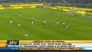 Highlights PalermoInter 43 Video Gol Sky 11 09 2011mp4 [upl. by Herschel680]