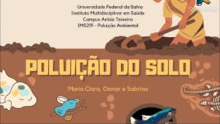 Poluição do solo [upl. by Laoj]